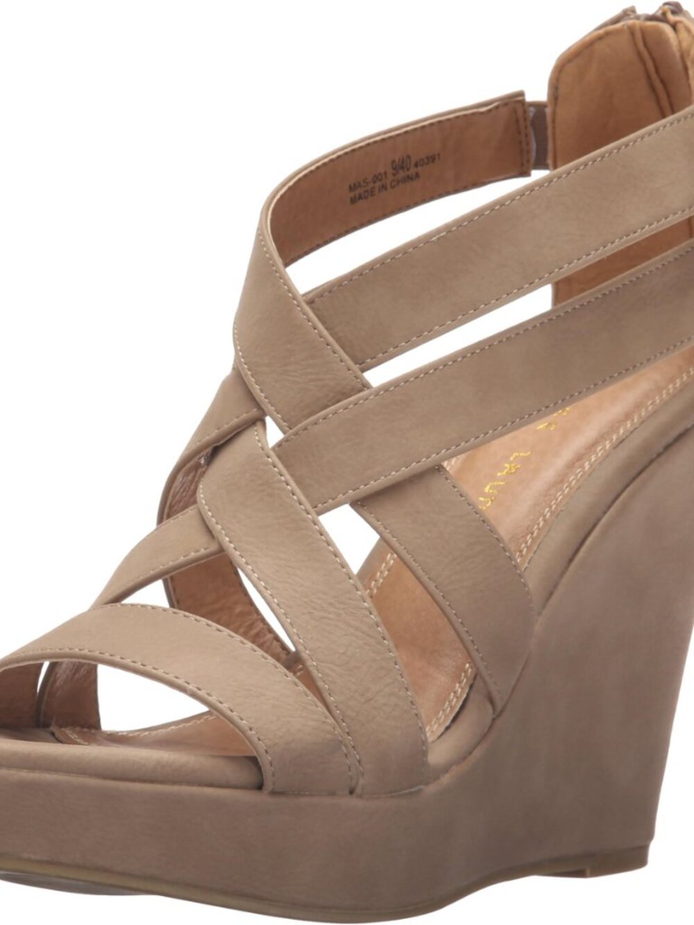 Chinese Laundry Wedged Zipped Womens Shoes Size 7.5